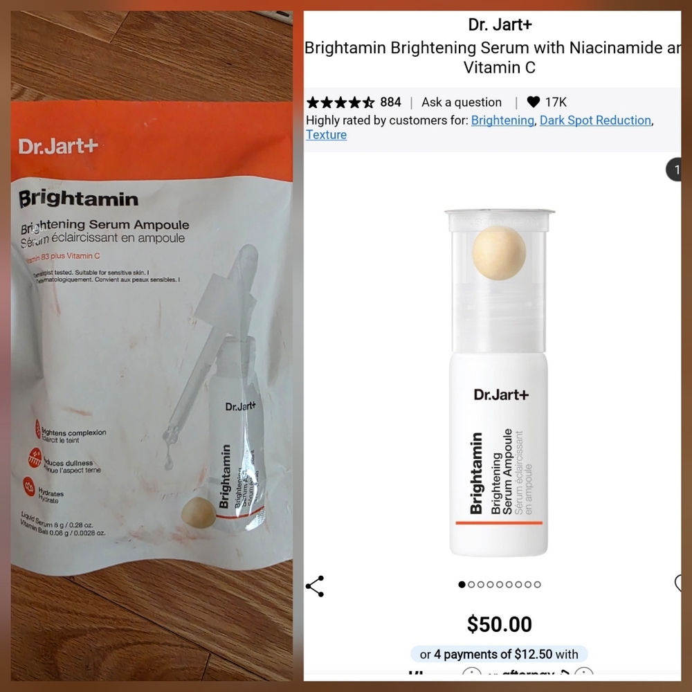 Dr Jart+ Brightening Serum with Niacinamide and Vitamin C